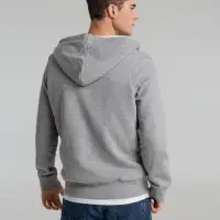 Толстовка унисекс на молнии Sherpa 280, серый меланж, размер M