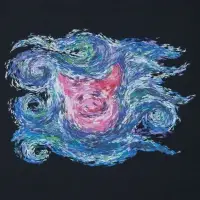 Футболка женская «Ван-Пиг», синий, размер M Футболка женская «Ван-Пиг», синий, размер M