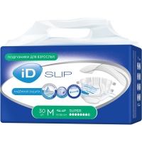Подгузники для взрослых iD Slip, размер M, 30 шт. Подгузники для взрослых iD Slip, размер M, 30 шт.