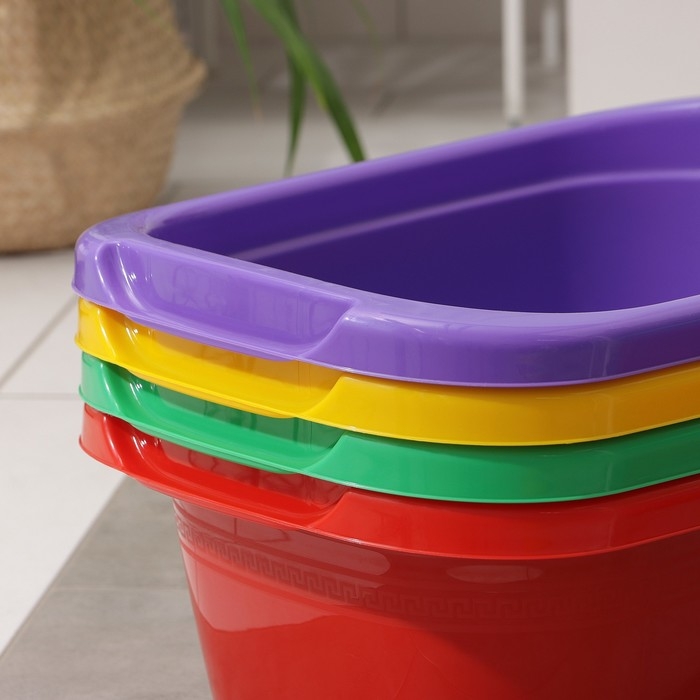 Таз овальный, 27 л, цвет МИКС Таз овальный, 27 л, цвет МИКС