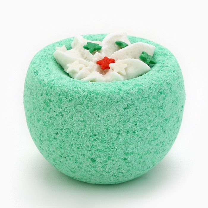 Бомбочка для ванны с добавками, 160 г, Новый Год