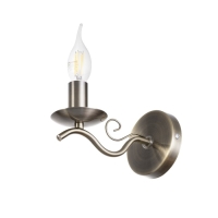 Бра "Альваро" 1x40Вт E14 бронза 10х20х13 см Бра "Альваро" 1x40Вт E14 бронза 10х20х13 см