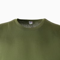 Футболка мужская однотонная, цвет хаки МИКС, размер 50 Футболка мужская однотонная, цвет хаки МИКС, размер 50