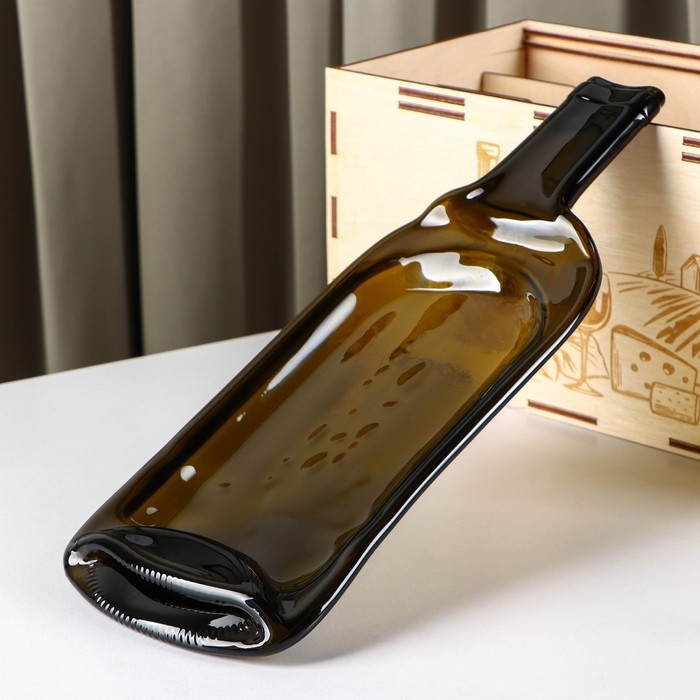 Набор подарочный &laquo;Винная коллекция&raquo;, стеклянный, 4 предмета: 4 менажницы h=31 см