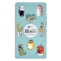 Пенал-футляр металлический 183 х 100 х 14 мм, Феникс "Монстрики" Пенал-футляр металлический 183 х 100 х 14 мм, Феникс "Монстрики"