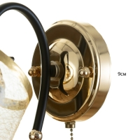 Бра 662447/1 E27 40Вт золото 22х15х24 см