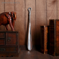 Ложка для обуви "Кольцо" алюминий 40х4х1 см Ложка для обуви "Кольцо" алюминий 40х4х1 см