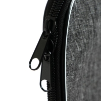 Папка с ручками текстильная А4, Calligrata "Офис", для бумаг, для офиса, нейлон 600D, лён, серая, ПМ/1, 350 х 270 х 20 мм