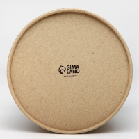 Набор шляпных коробок из крафта 2 в 1, упаковка подарочная, &laquo;Beautiful&raquo;, 12 х 12, 15 х 15 см