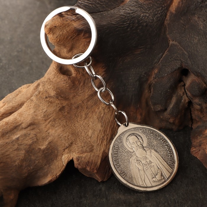 Икона-подвеска Пр.Сергий Радонежский и Ангел хранитель, 12г, 33х30 мм, юв. мельхиор Икона-подвеска Пр.Сергий Радонежский и Ангел хранитель, 12г, 33х30 мм, юв. мельхиор