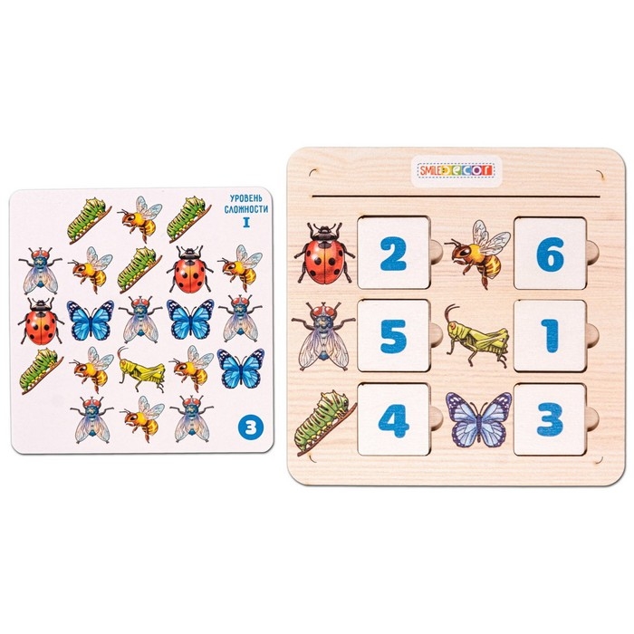 Обучающая игра &laquo;Математическая шкатулка. Насекомые&raquo;