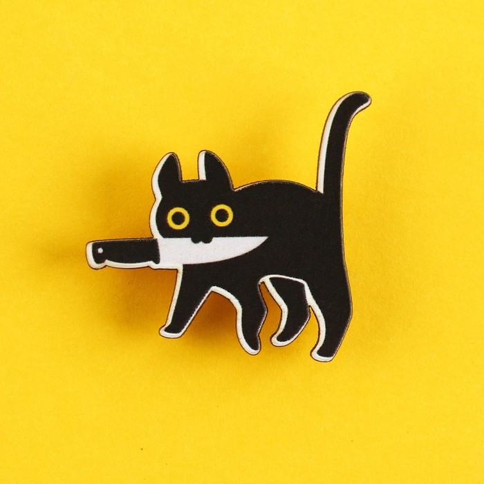 Значок деревянный &laquo;Не беси меня&raquo;, серия мемы , 3,5 х 3,3 см