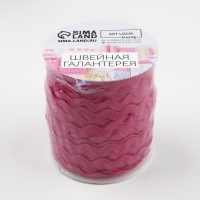 Тесьма декоративная &laquo;Вьюнчик&raquo;, 5 мм &times; 27 м &plusmn; 1 м, цвет ярко-розовый №28