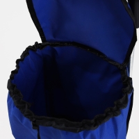 Сумка-тележка хозяйственная на шнуре, цвет васильковый Сумка-тележка хозяйственная на шнуре, цвет васильковый