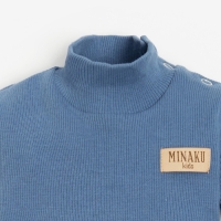 Боди-водолазка детская MINAKU, цвет синий, рост 62-68 см Боди-водолазка детская MINAKU, цвет синий, рост 62-68 см