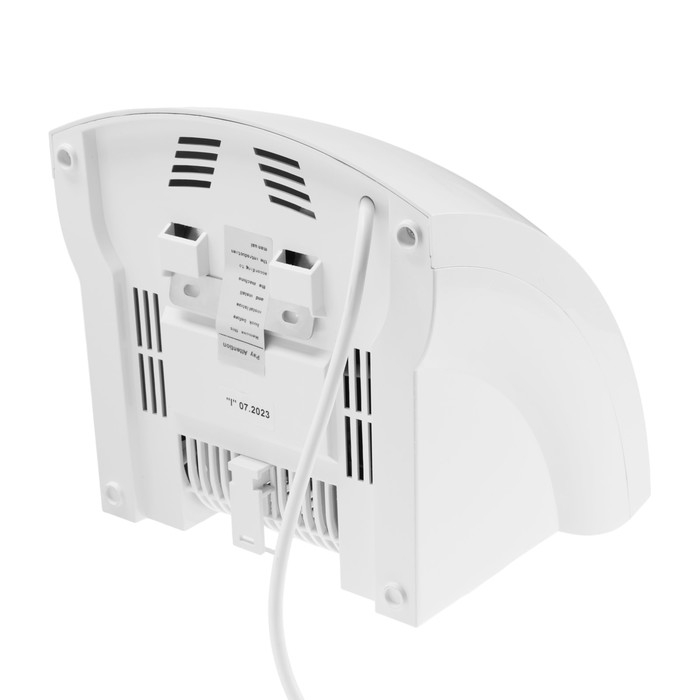 Сушилка для рук Puff-8975, 1.2 кВт, 220х190х225 мм, высокоскоростной, белый