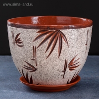 Горшок цветочный бамбук 3,5 л