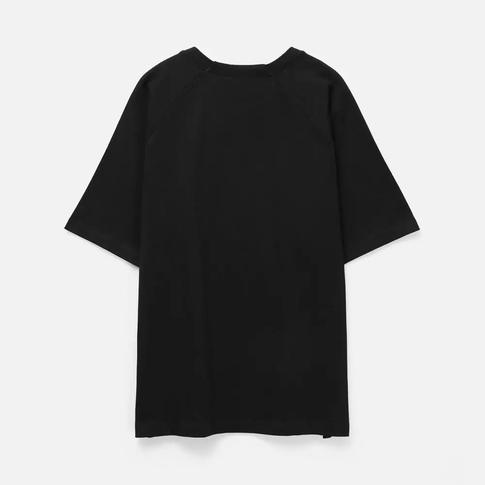 Футболка оверсайз унисекс Avenu, черная, размер XL/XXL