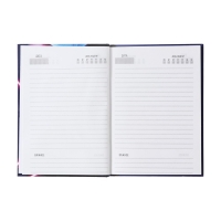 Ежедневник недатированный А5, 80 листов, твёрдая обложка, NEON GIRL, блок офсет