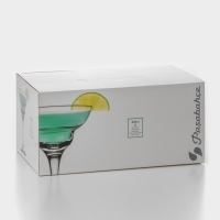 Набор стеклянных бокалов для маргариты Bistro, 280 мл, 6 шт