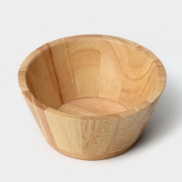 Тарелка - салатник круглый, 15&times;7 см, гевея