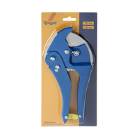 Ножницы для резки труб ТУНДРА по пластику, усиленные, полуавтомат, до 42 мм