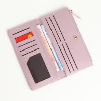 Кошелёк женский на магнитах, цвет розовый