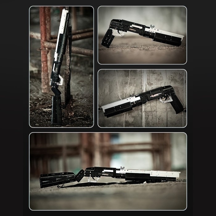 Конструктор &laquo;Техно. Дробовик&raquo;, 2 варианта сборки, 880 деталей