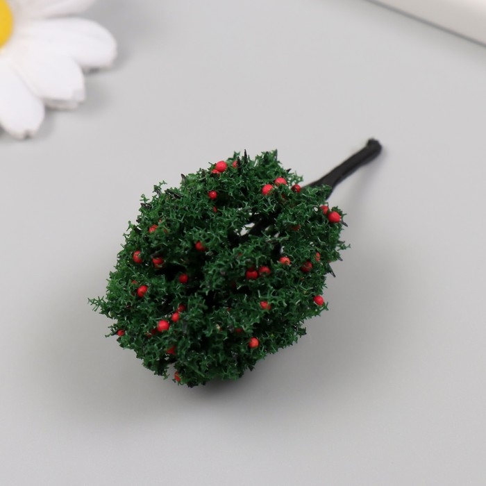 Искусственное растение для творчества пластик "Яблоня" 8 см