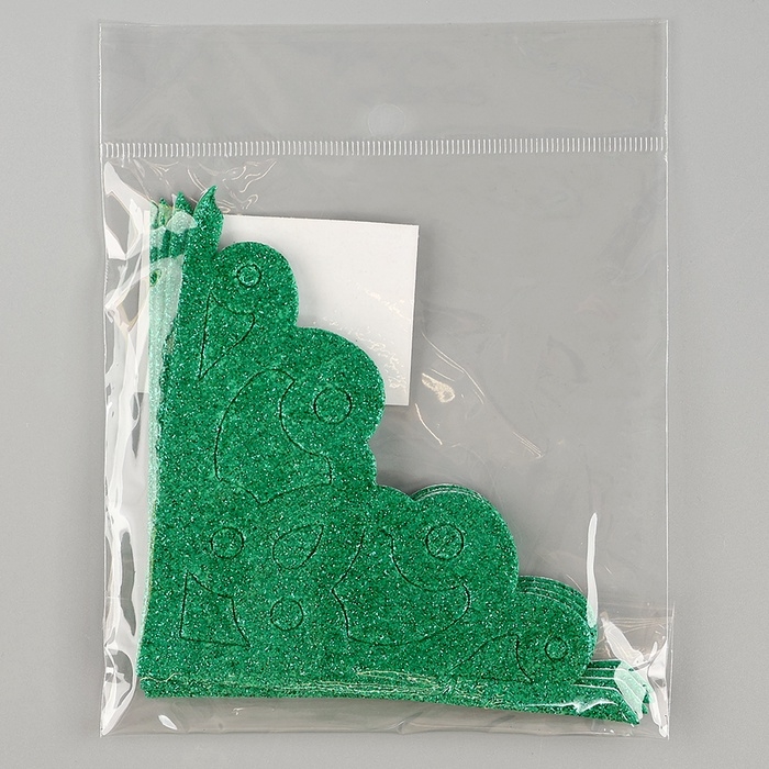 Набор украшений из EVA на клеевой основе Набор украшений из EVA на клеевой основе "Уголок", 4 шт. цвет МИКС