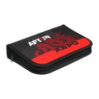 Пенал 1 секция 140 х 210 х 40 мм, откидной карман и косметичка, тканевый, Calligrata TOP Content "Дракон" Пенал 1 секция 140 х 210 х 40 мм, откидной карман и косметичка, тканевый, Calligrata TOP Content "Дракон"