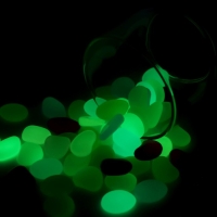 Светящийся декор "Галька" микс, 300гр / 2-3см Светящийся декор "Галька" микс, 300гр / 2-3см