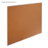 Доска пробковая 90х120 см, Calligrata, в ПВХ рамке белого цвета Доска пробковая 90х120 см, Calligrata, в ПВХ рамке белого цвета