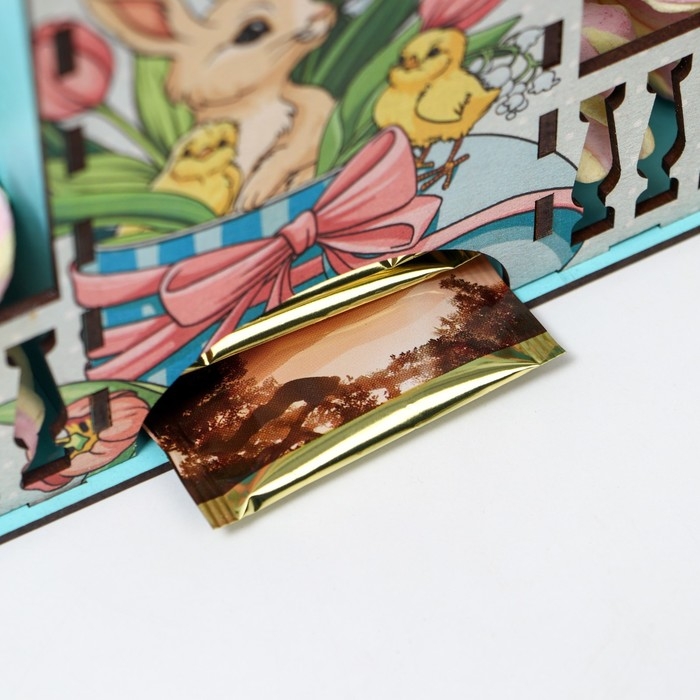 Чайный домик &laquo;Пасха&raquo;, 20 х 20 х 8,6 см.