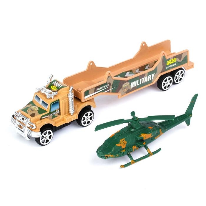 Грузовик инерционый «Военный», цвета МИКС Грузовик инерционый «Военный», цвета МИКС