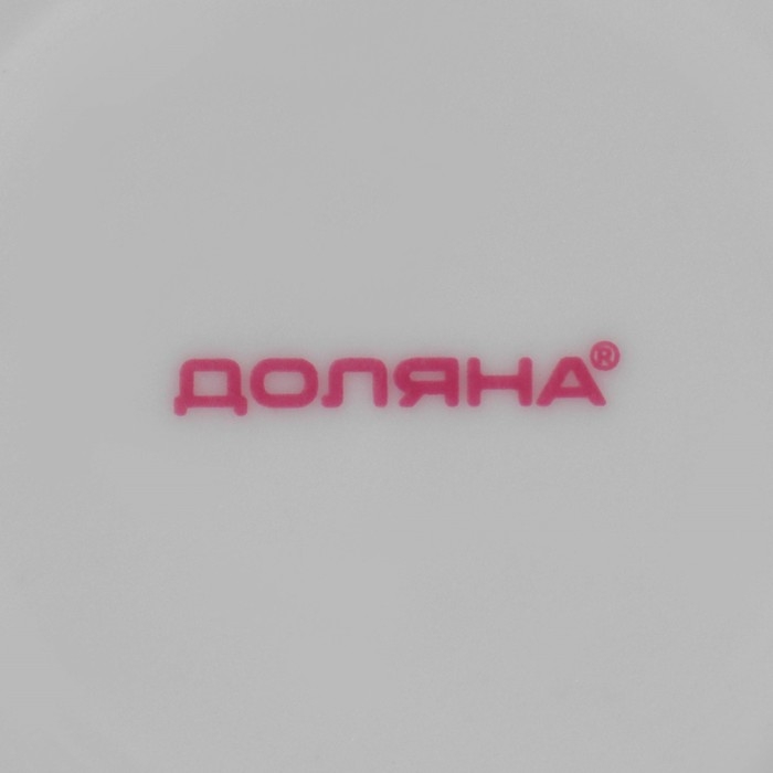 Тарелка керамическая пирожковая Доляна «Кассиопея», d=19 см, цвет чёрный Тарелка керамическая пирожковая Доляна «Кассиопея», d=19 см, цвет чёрный