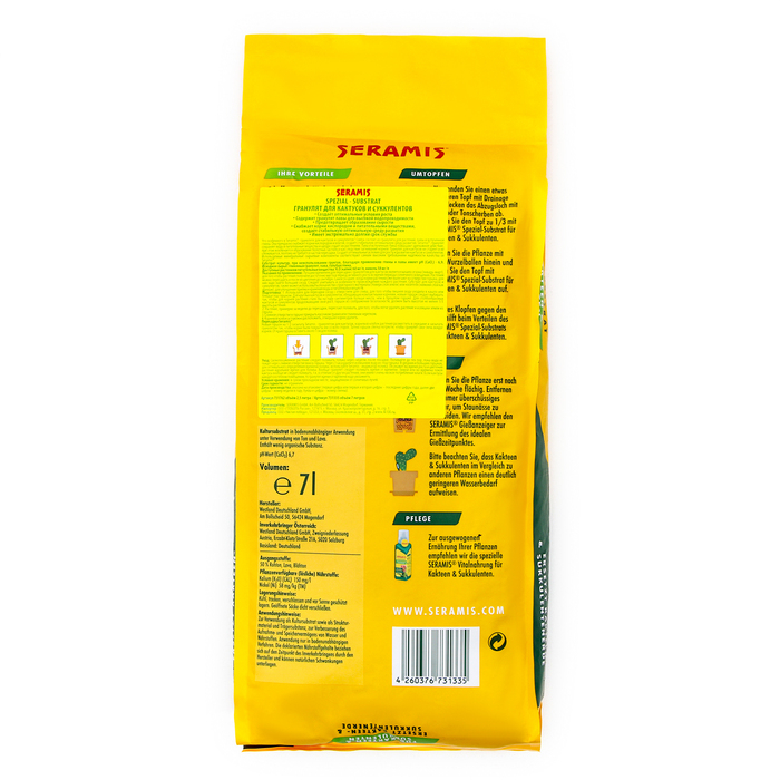 Гранулят для Кактусов и суккулентов Seramis, 7 л Гранулят для Кактусов и суккулентов Seramis, 7 л