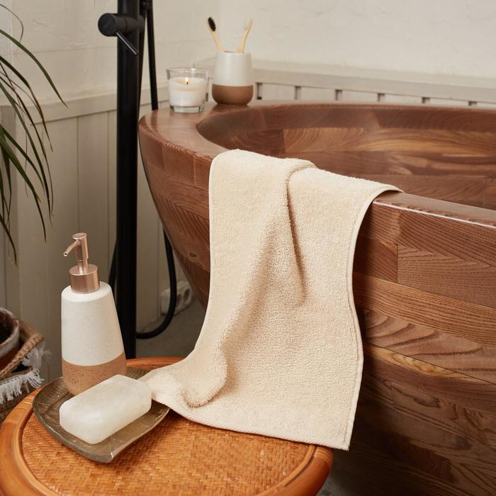 Полотенце махровое Этель Organic Beige 50х90 см, 100% хл, 420гр/м2 Полотенце махровое Этель Organic Beige 50х90 см, 100% хл, 420гр/м2
