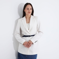 Ремень женский, ширина 2 см, винт, пряжка металл, цвет синий