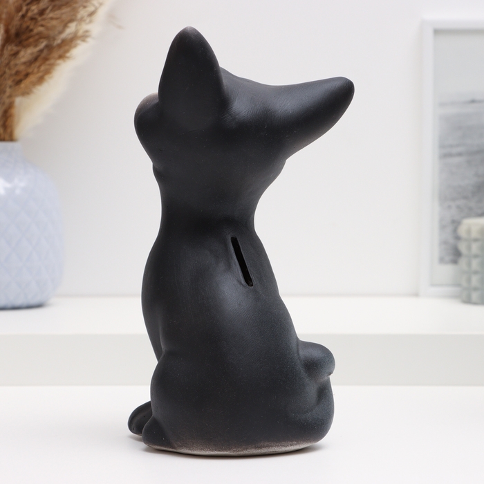 Копилка Копилка "Кот" черный 13х13х23см