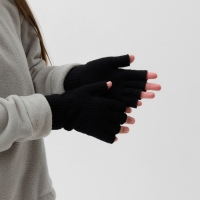 Митенки подростковые MINAKU 16 см черный Митенки подростковые MINAKU 16 см черный