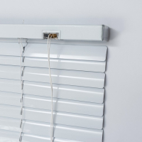 Жалюзи горизонтальные 70&times;160 см, цвет белый
