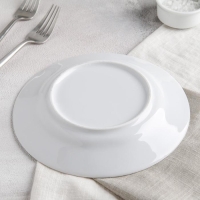 Тарелка фарфоровая &laquo;Стрекоза&raquo;, d=20 см, белая