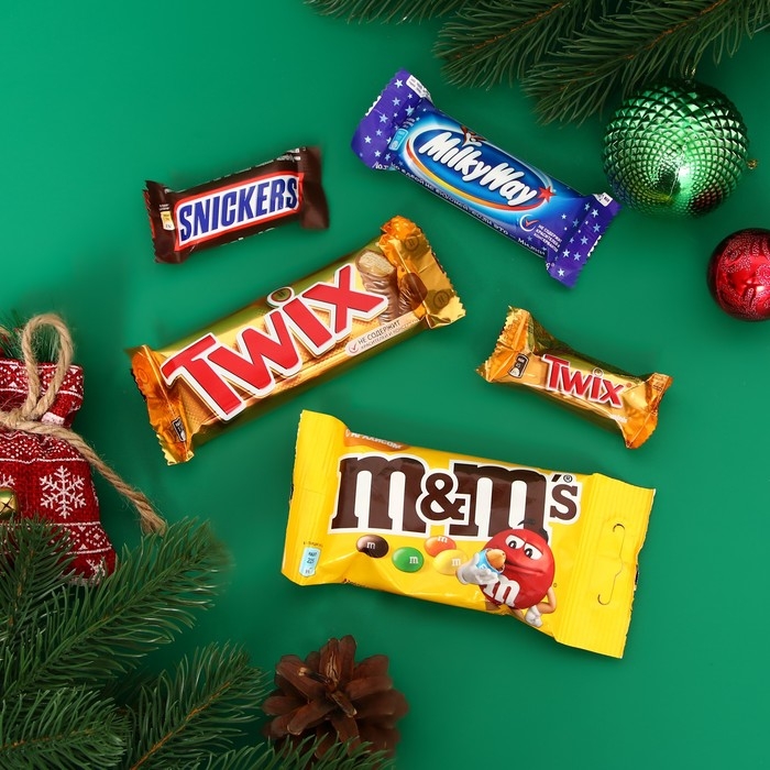 Новогодний набор "M&M`s", посылка, 150 г