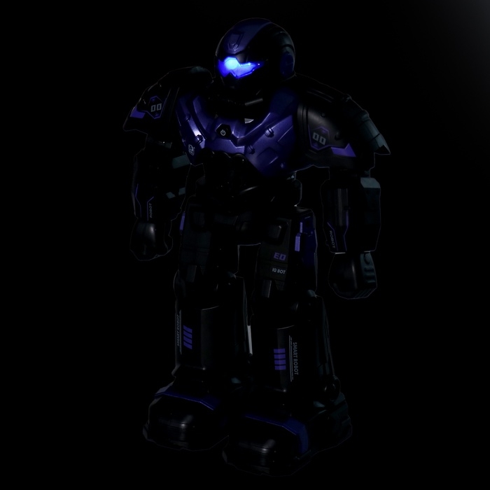 Радиоуправляемый робот &laquo;Герой&raquo;, звуковые и световые эффекты, цвет фиолетовый