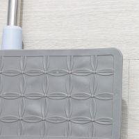 Швабра для мытья пола плоская Доляна, 2 насадки из микрофибры, телескопическая стальная ручка, 41&times;15&times;92(136) см