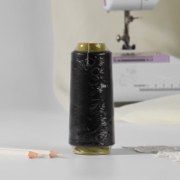 Нитки 45ЛЛ, 1500 м, цвет чёрный Нитки 45ЛЛ, 1500 м, цвет чёрный