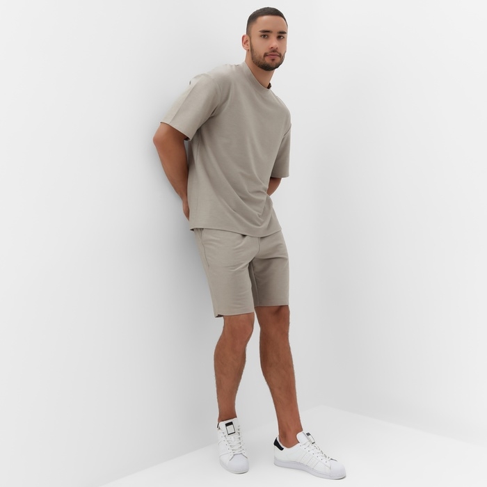 Футболка мужская  MINAKU REGULAR: цвет серый, размер 48