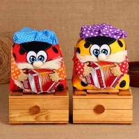 Оберег "Домовой Санёк", на сундуке, 29 х 20 см