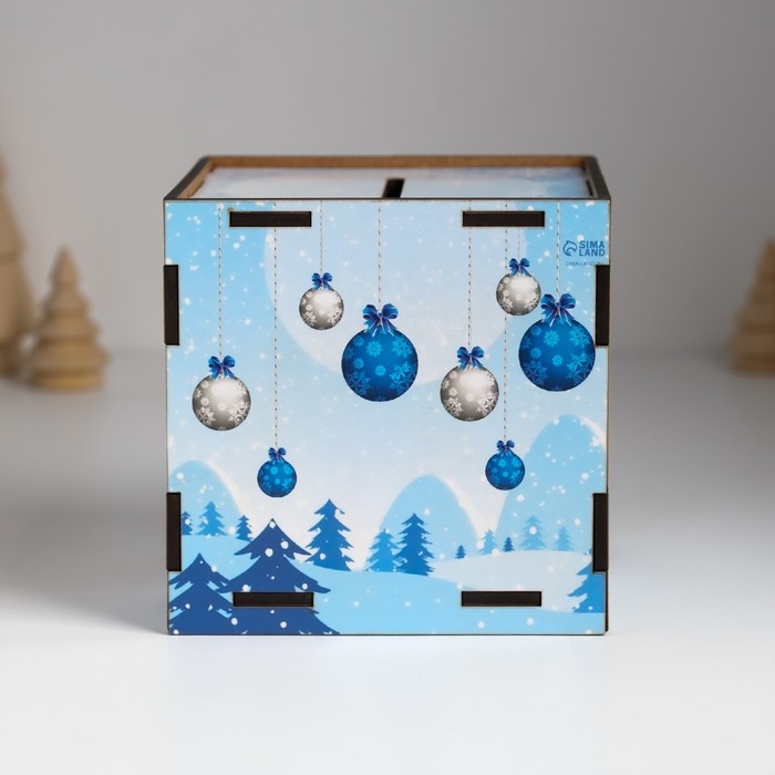 Копилка куб Копилка куб "Змея. Верь в себя" 10х10х10 см